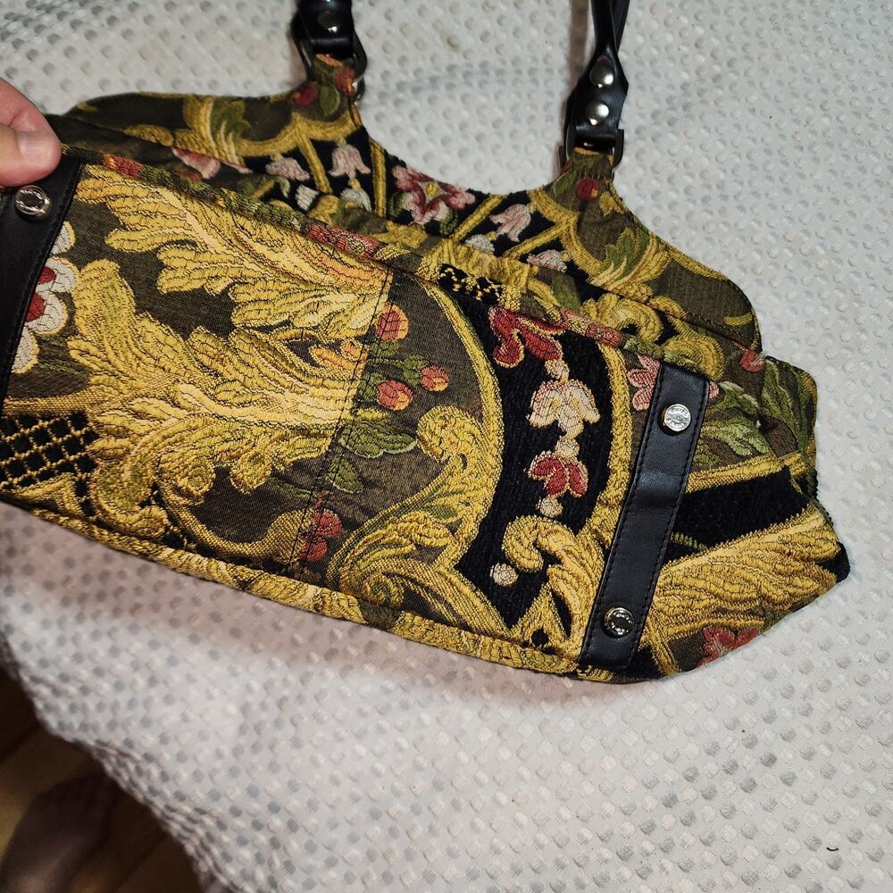 TALBOT TAPESTRY COLORFUL SATCHEL BAG - Picture 2 of 7